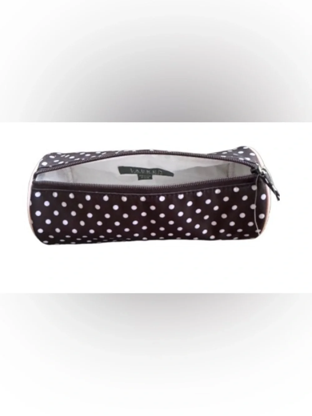 Ralph Lauren Polka Dot Cosmetic Pouch - Black and White